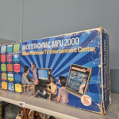 Lot 567 - A boxed Acetronic MPU 2000 micro processor TV...