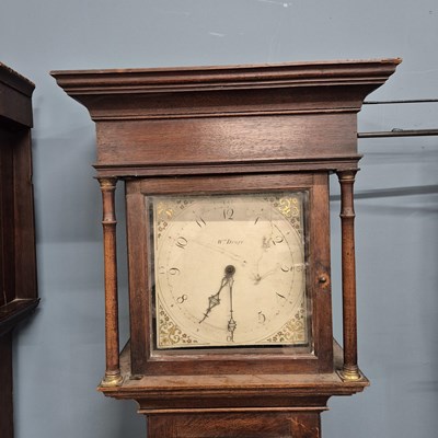 Lot 3 - A George III oak cased 30-hour longcase clock,...