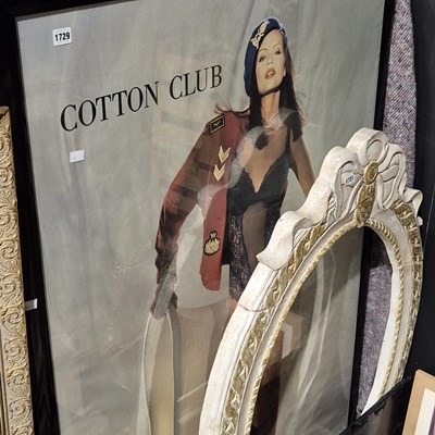 Lot 1729 - The Cotton Club. A large framed poster.