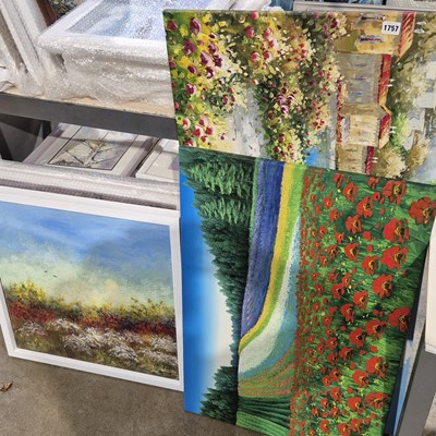 Lot 1757 - A collective group of new large gallery...