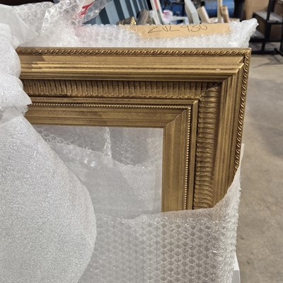 Lot 1760 - A pair of gilt picture frames. Rebate 90 x 70cms