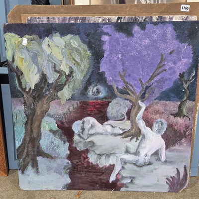 Lot 1765 - A Group of studio oil paintings on board....