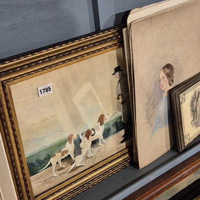 Lot 1785 - A collective lot of 19th-century and later...