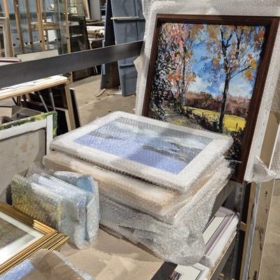 Lot 1788 - A collective group of new gallery artworks,...