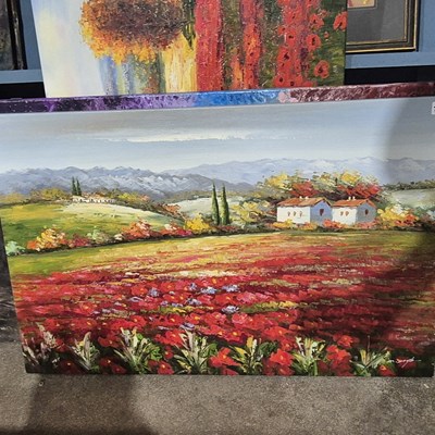 Lot 1802 - A group of new acrylic artworks, Summer...