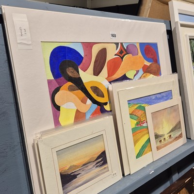 Lot 1822 - A collective group of new gallery artworks,...