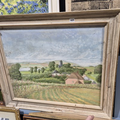 Lot 1825 - T. Newman. An oil on canvas, rural landscape