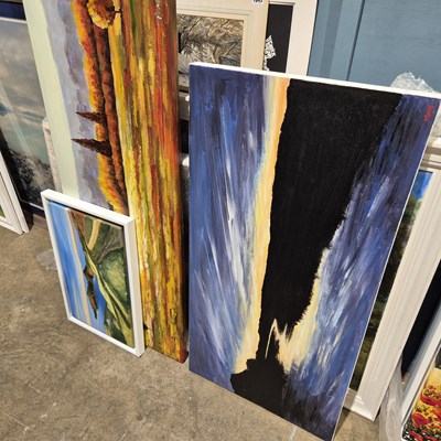 Lot 1842 - A collective group of new gallery artworks,...
