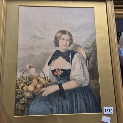 Lot 1870 - Four 19th-century Baxter prints.