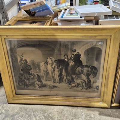 Lot 1882 - A large 19th-century engraving in a good...