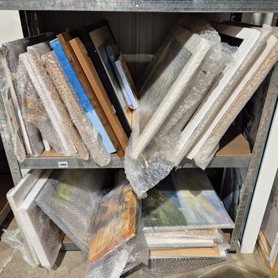 Lot 1905 - A collective group of new gallery artworks,...