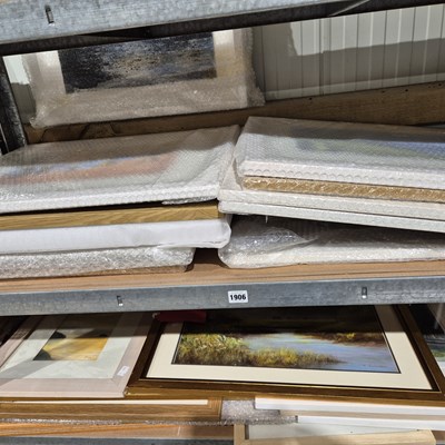 Lot 1906 - A collective group of new gallery artworks,...