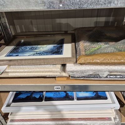 Lot 1909 - A collective group of new gallery artworks,...