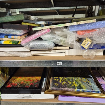 Lot 1912 - A collective group of new gallery artworks,...