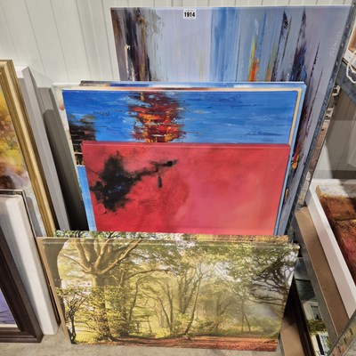 Lot 1914 - A collective group of new gallery artworks,...