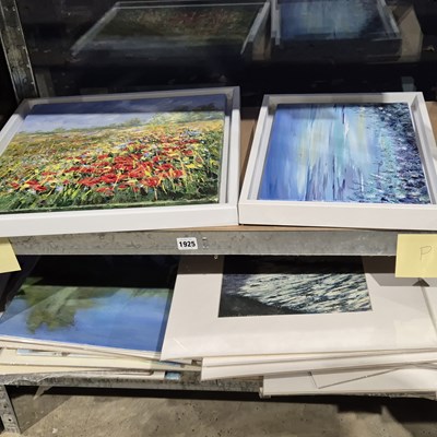Lot 1925 - A collective group of new gallery artworks,...