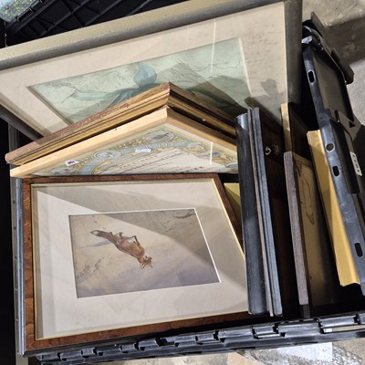 Lot 1933 - A mixed lot of decorative prints and pictures...