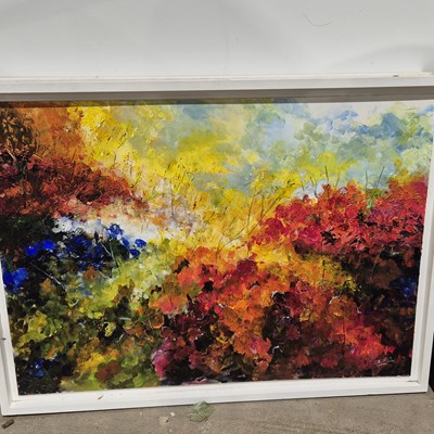 Lot 1938 - Jill Biddick, Summer Fusion. acrylic. together...