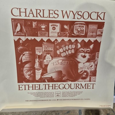 Lot 1947 - Charles Wysocki- Ethel the gourmet signed...