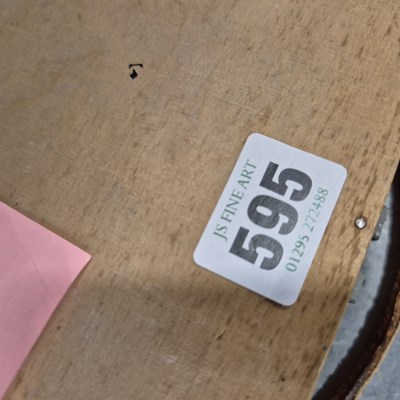 Lot 595 - A pine brief case