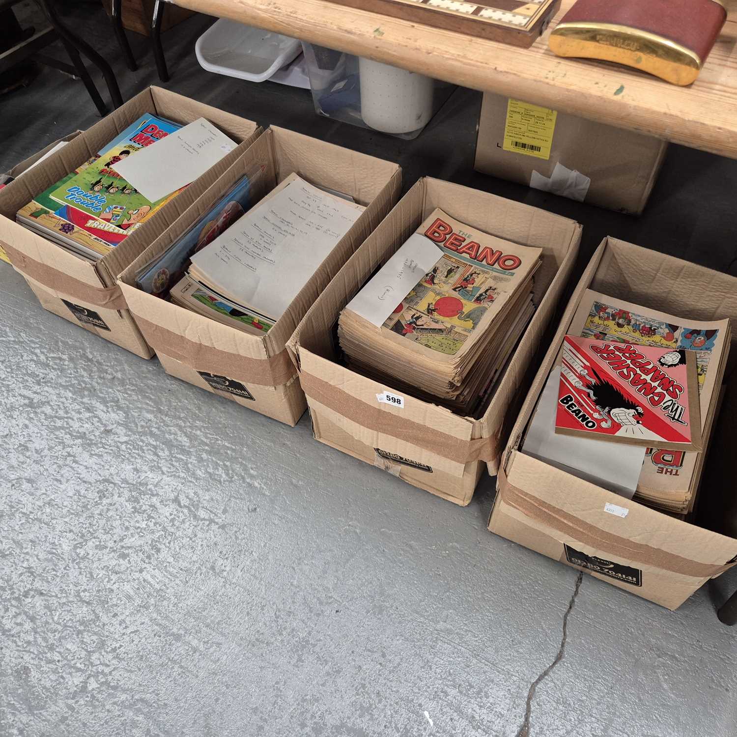 Lot 598 - An extensive collection of the Beano,