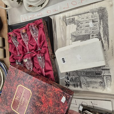 Lot 608 - Electroplate cutlery, small dishes and jugs...