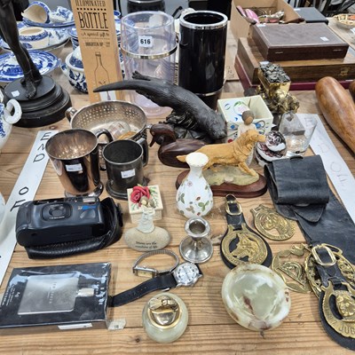 Lot 616 - A Bush DVD player, a CD player with speakers,...