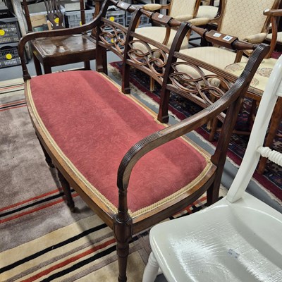 Lot 34 - A late Georgian chair back settee