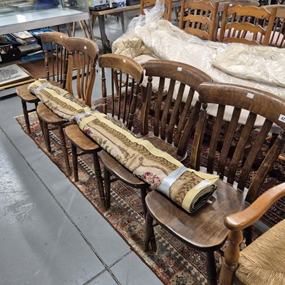 Lot 42 - Five country side chairs