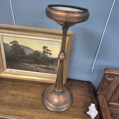 Lot 64 - An art deco copper stand