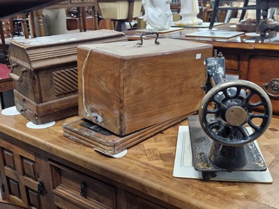 Lot 74 - Three sewing machines