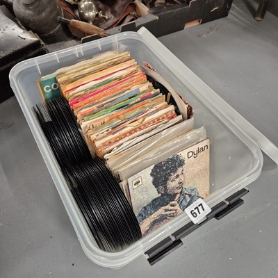 Lot 677 - A collection of 45rpm single records