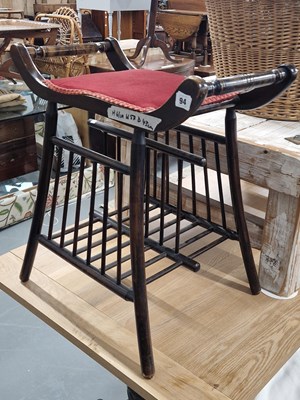 Lot 94 - An Arts and Crafts stool