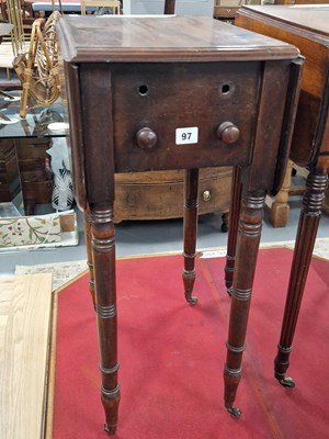 Lot 97 - A 19th century work table