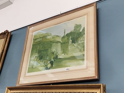 Lot 119 - Two signed William Russell Flint prints.