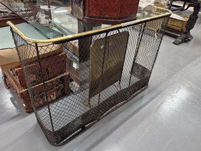 Lot 123 - A large nusery fire fender