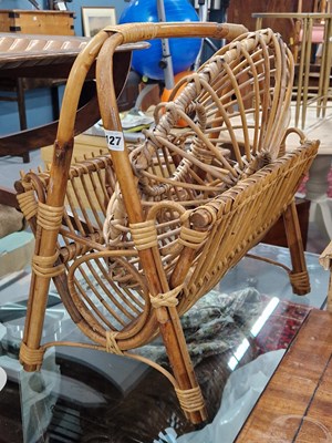 Lot 127 - A small bamboo stand etc.