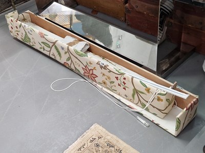 Lot 128 - Two pelmet covers