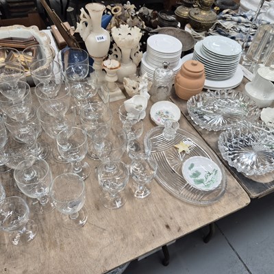 Lot 694 - William Yeoward and other drinking glasses,...