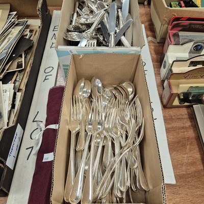 Lot 708 - Walker and Hall and other electroplate cutlery...
