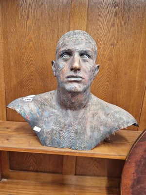 Lot 166 - A sculptural composition bust.  (a maquette...