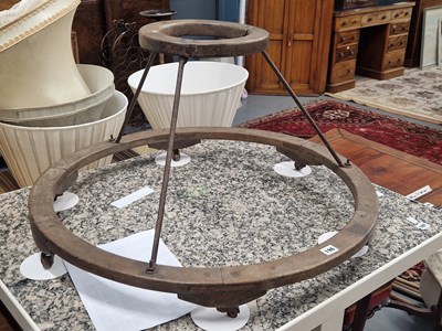 Lot 196 - An early baby walker