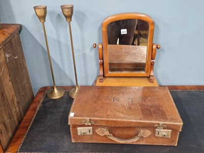 Lot 222 - A Victorian swing mirror