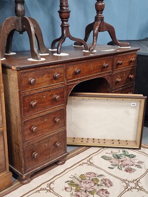 Lot 229 - An early 19th-century mahogany kneehole...
