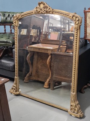Lot 233 - An impressively large Victorian gilt-framed...