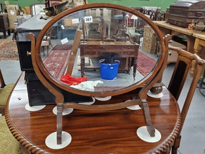 Lot 367 - A swing mirror