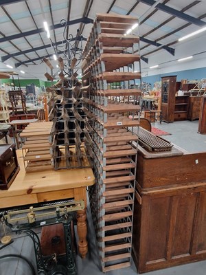 Lot 388 - Various wine racks