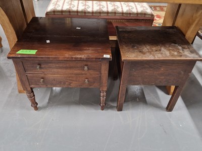 Lot 397 - Two antique commodes