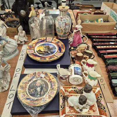 Lot 734 - Nelson commemorative ceramics, 4 character...