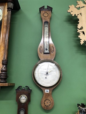 Lot 290 - A "J Duperey" barometer, Arlington St, Sadlers...